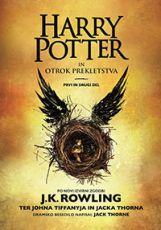 Naslovnica knjige Harry Potter in otrok prekletstva avtorjev J. K. Rowling in Jacka Thorna