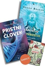 Pristni človek in Med znanostjo in duhovnostjo – Gregg Braden, komplet knjig, naslovnica