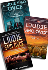 Komplet knjig Ljudje smo ovce – trilogija o manipulaciji, svobodi in prebujenju