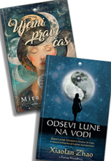 Komplet knjig Ujemi pravi čas Mirande Gray in Odsevi lune na vodi Xiaolan Zhao