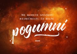 Razglednica Ne morete spoznati resničnosti