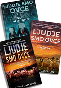 Komplet knjig Ljudje smo ovce – trilogija o manipulaciji, svobodi in prebujenju