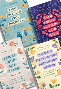 Komplet &scaron;tirih knjig dr. Nicole LePera z novostjo Kako biti star&scaron; svojemu notranjemu otroku