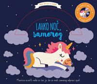 Lahko noč, samorog (Kartonka z lučko)