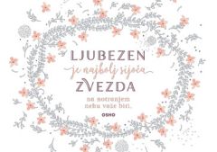 Razglednica Ljubezen je najbolj sijoča zvezda