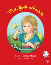 Metuljček cekinček - Glasbena slikanica s CD-jem