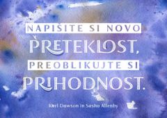 Razglednica Napišite si novo preteklost