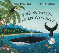 Polž na potepu na kitovem repu