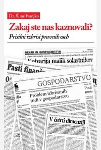 Naslovnica knjige Zakaj ste nas kaznovali? – Šime Ivanjko.